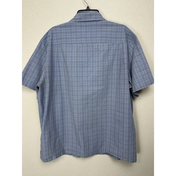 5.11 Tactical Series Shirt Mens XL Blue Plaid Performance Snap Up Lightweight - Picture 10 of 12
